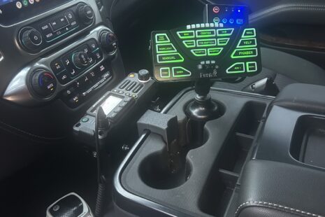 police car outfitting